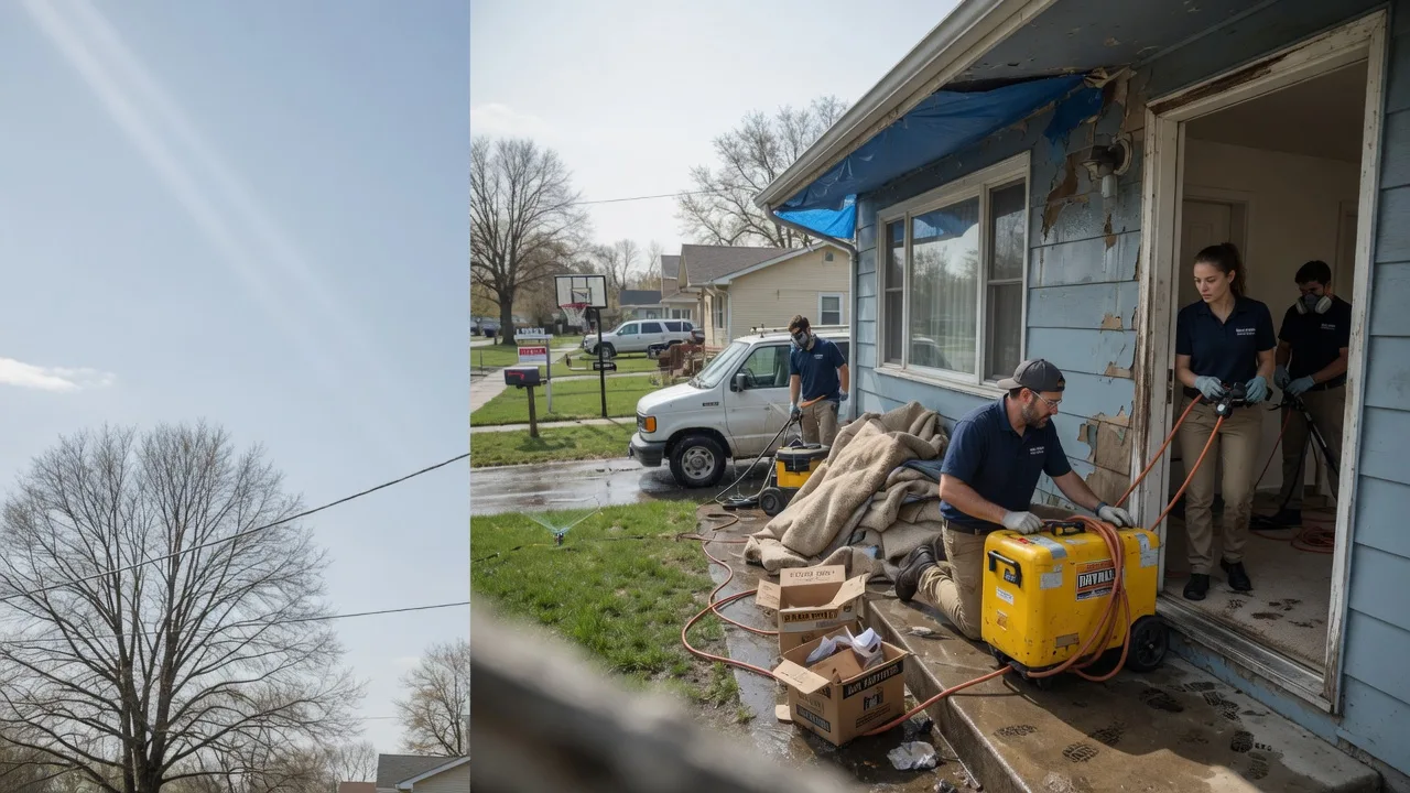 Basement Flood Cleanup in Mulkeytown, IL near me